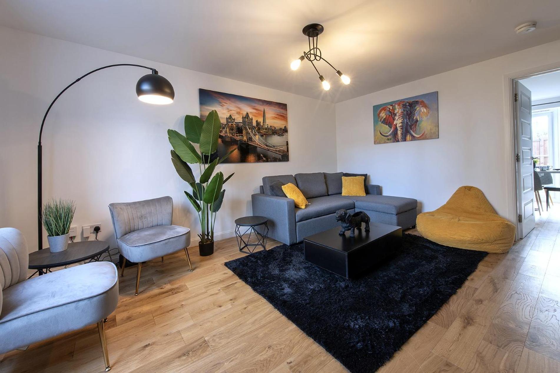Edinburgh Luxury 4 Bedroom Townhouse With Free Parking Exterior photo